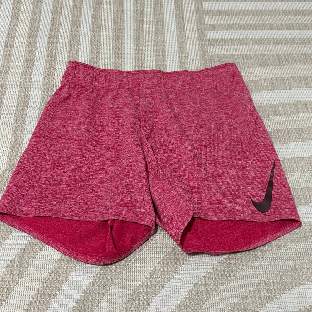 Nike Dri-Fit Women's Pink Running Shorts Size Small Drawstring Athletic